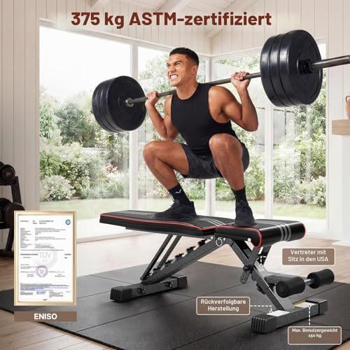 Vélos d'appartement: Klappbare Hantelbank 98% Vormontiert Breiterer Sitz – Neuf avec emballage d'origine à Hundwil par Stallone6 2