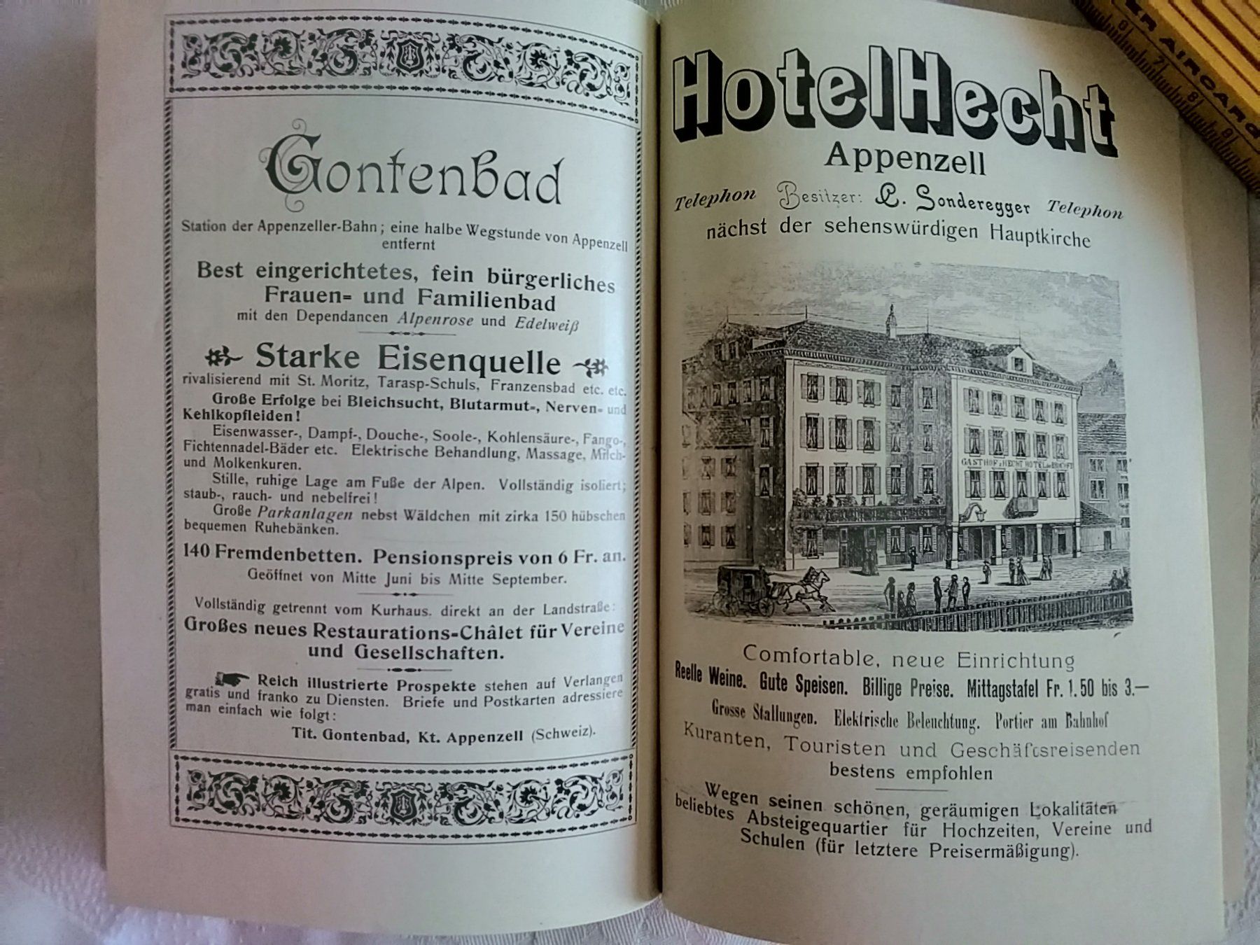 Dokumente: Werbebroschüre Prospekt Appenzellerland – Gebraucht aus Appenzell von lama19 7