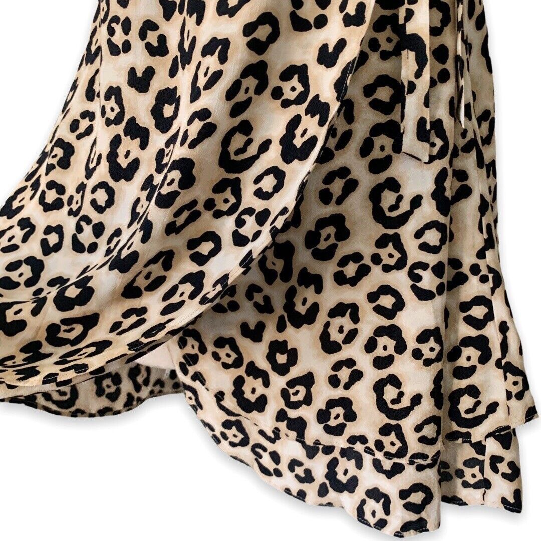 Kleider: SANCTUARY Leopard Print Wrap Dress, Size M, NEW – Neu (gemäss Beschreibung) aus Zürich von ewat 6