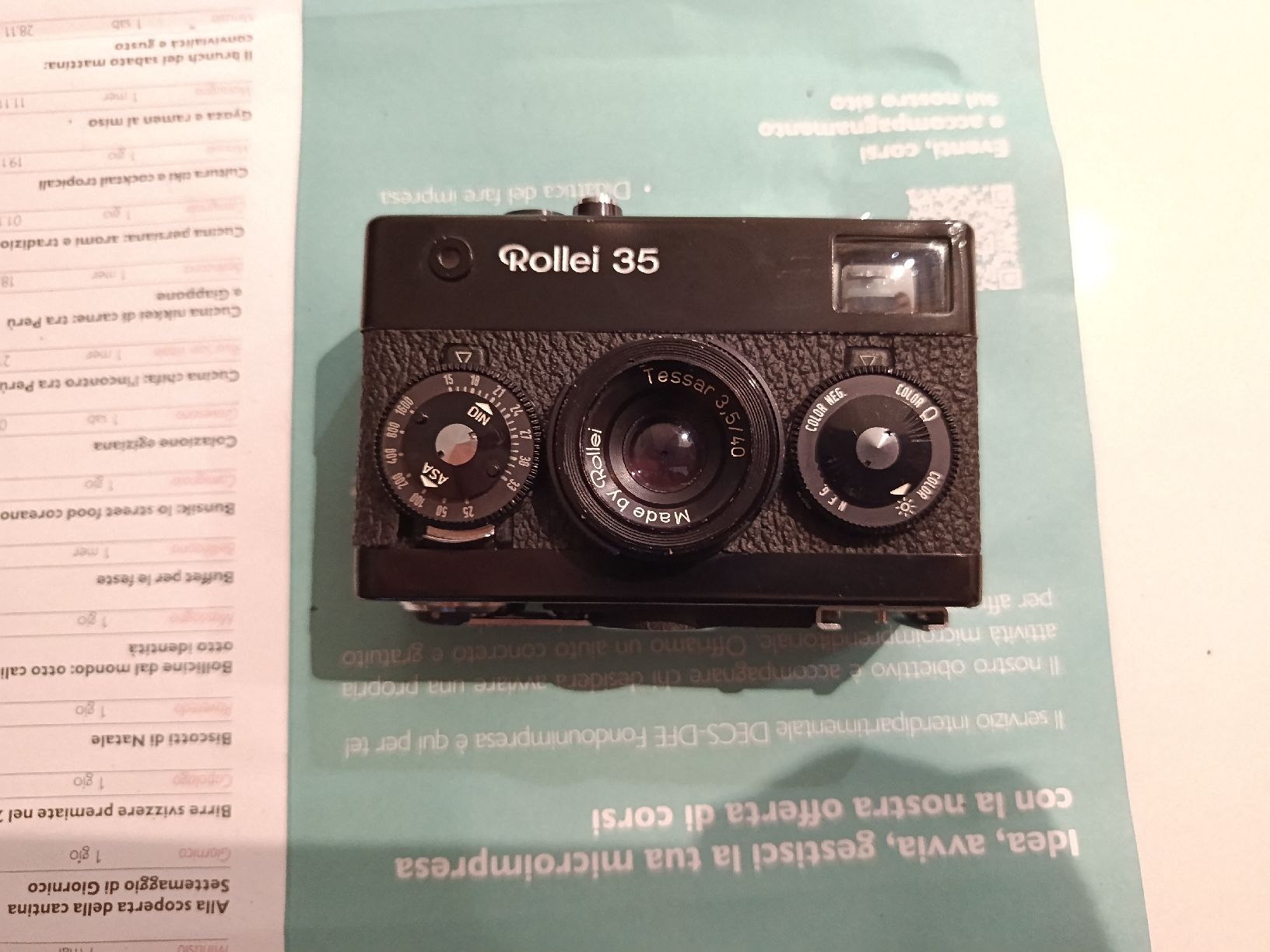 Rollei Kamera: Rollei 35 Tessar 3.5/40 camera black – Gebraucht aus Riva San Vitale von Stekri