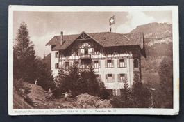 Waldhotel Pradaschier ob Churwalden. Feldpost Schützenbatt.