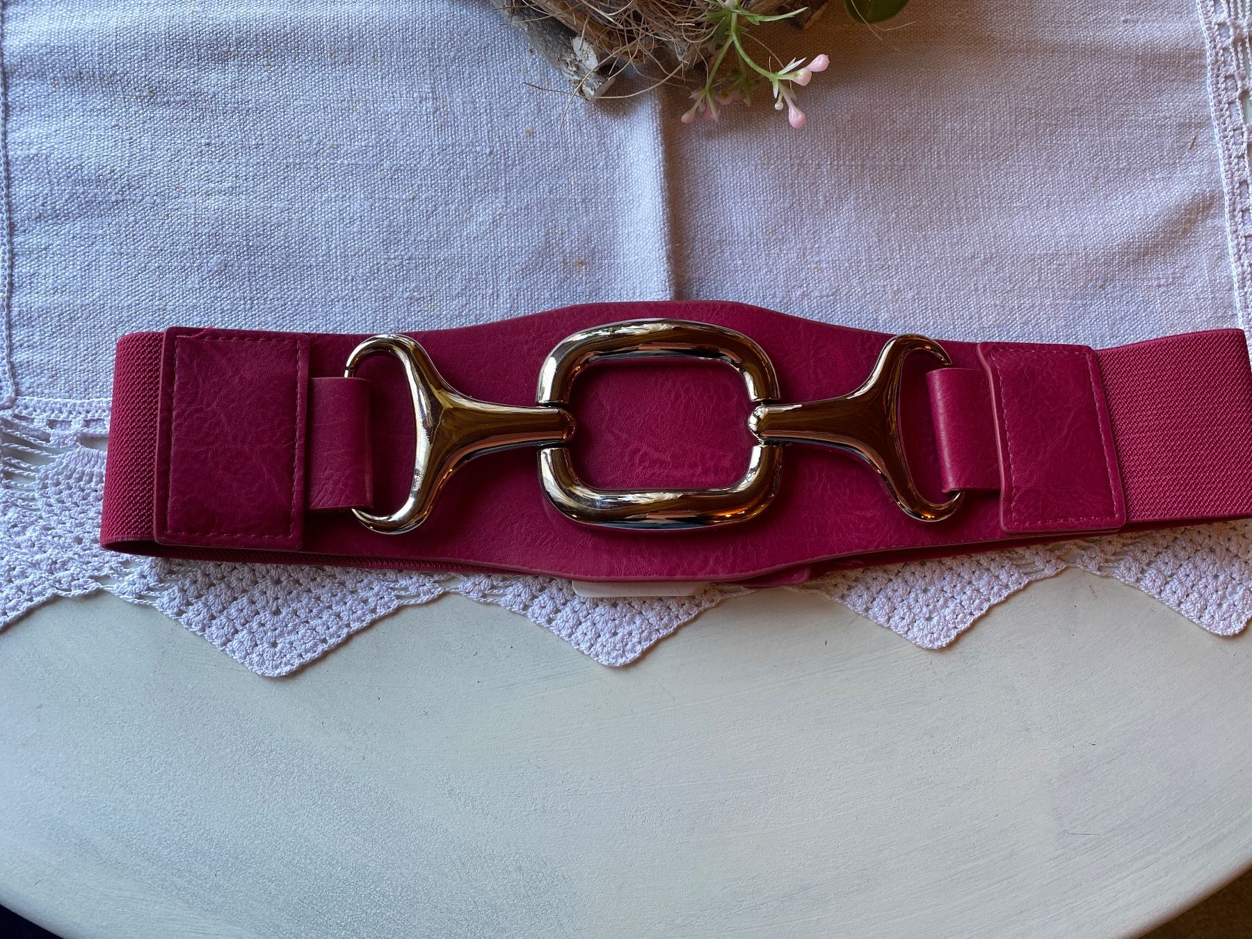 Cinture: DAMEN GÜRTEL -STRETCH-PINK – Nuovo e nell'imballaggio originale da Meienried venduto da ManuelaBoutique 5