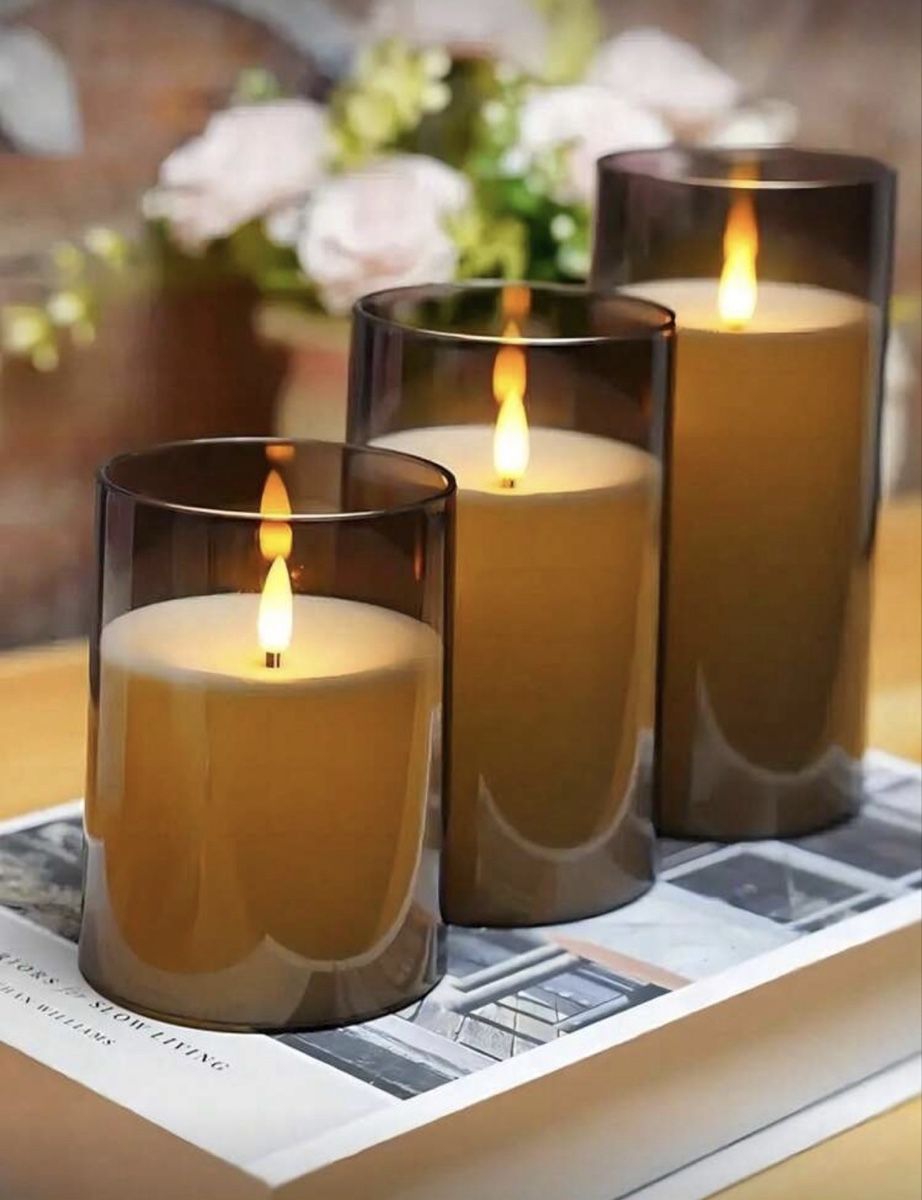 Candele: 3er Set LED Kerzen mit Fernbedienung – Nuovo e nell'imballaggio originale da Emmenbrücke venduto da ShopDirect 2