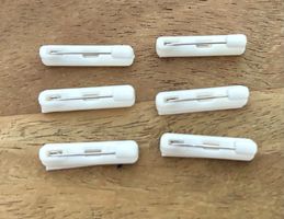 Set 6x DIY Pin / Borschen Nadeln zum Aufkleben
