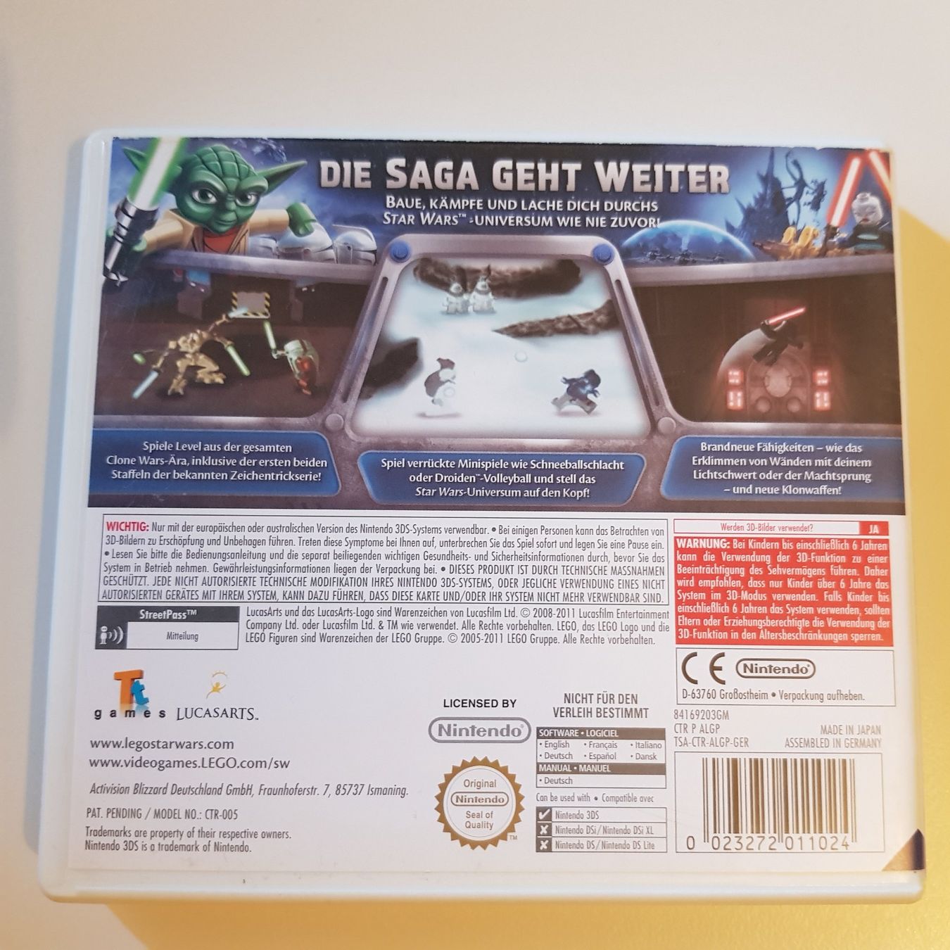Nintendo Giochi: LEGO Star Wars III Clone Wars /3DS – Usato da Münchenstein venduto da 2DGames 1
