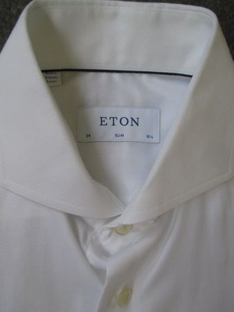 ETON Signature Twill Slim-Fit Hemd weiss Gr. 39 / (M)