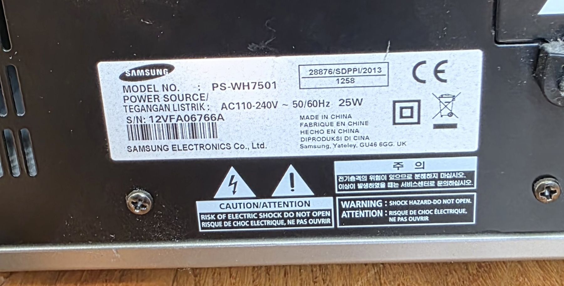 Samsung Casse acustiche: Barre de son Samsung avec caisson de basses – Usato da Etoy venduto da sjo_dv92 4