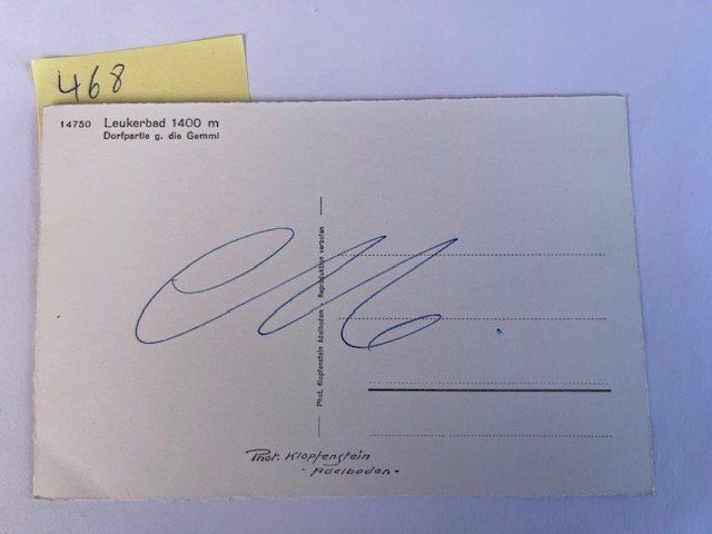 Cartoline postali: Postkarte Leukerbad 1400, alt – Usato da Niederwil AG venduto da dahu75 1