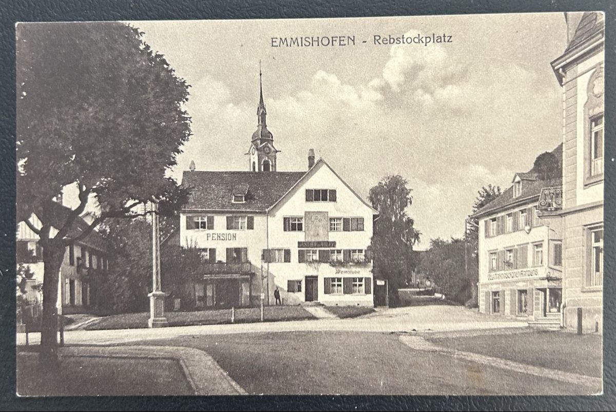 Cartoline postali: Emmishofen Rebstockplatz – Usato da Horw venduto da Tellbub