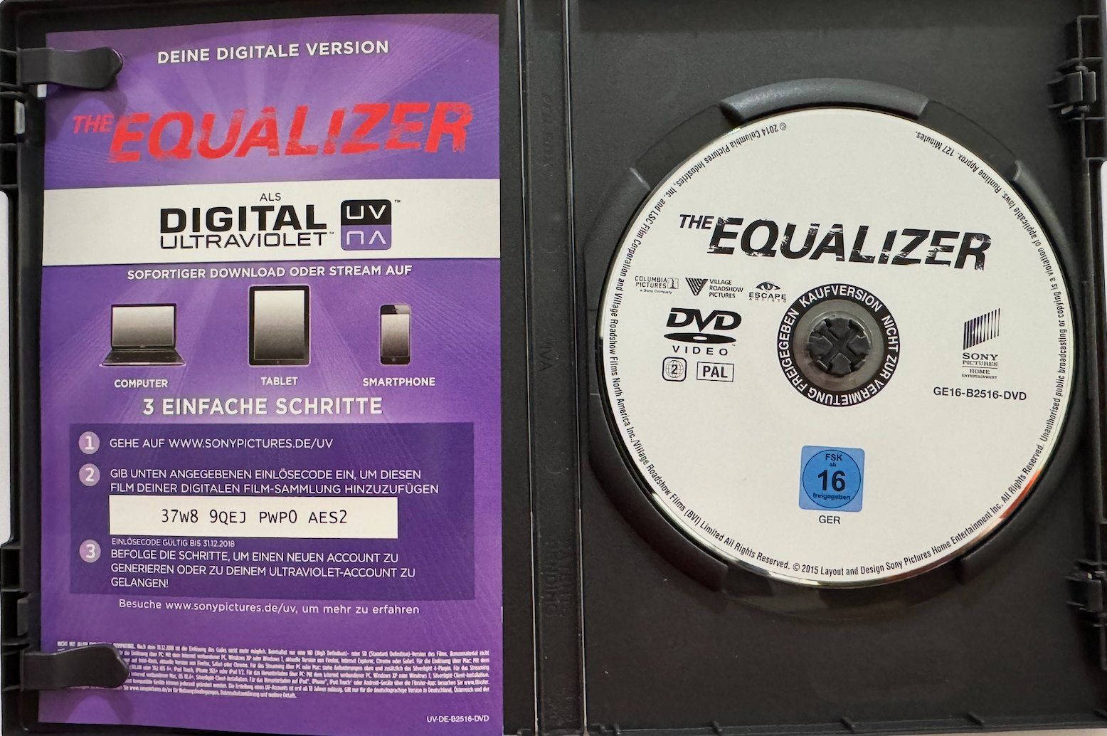Tutti i DVDs: DVD  EQUALIZER - DANZEL WASHINGTON – Usato da Wisen venduto da gigisna 1