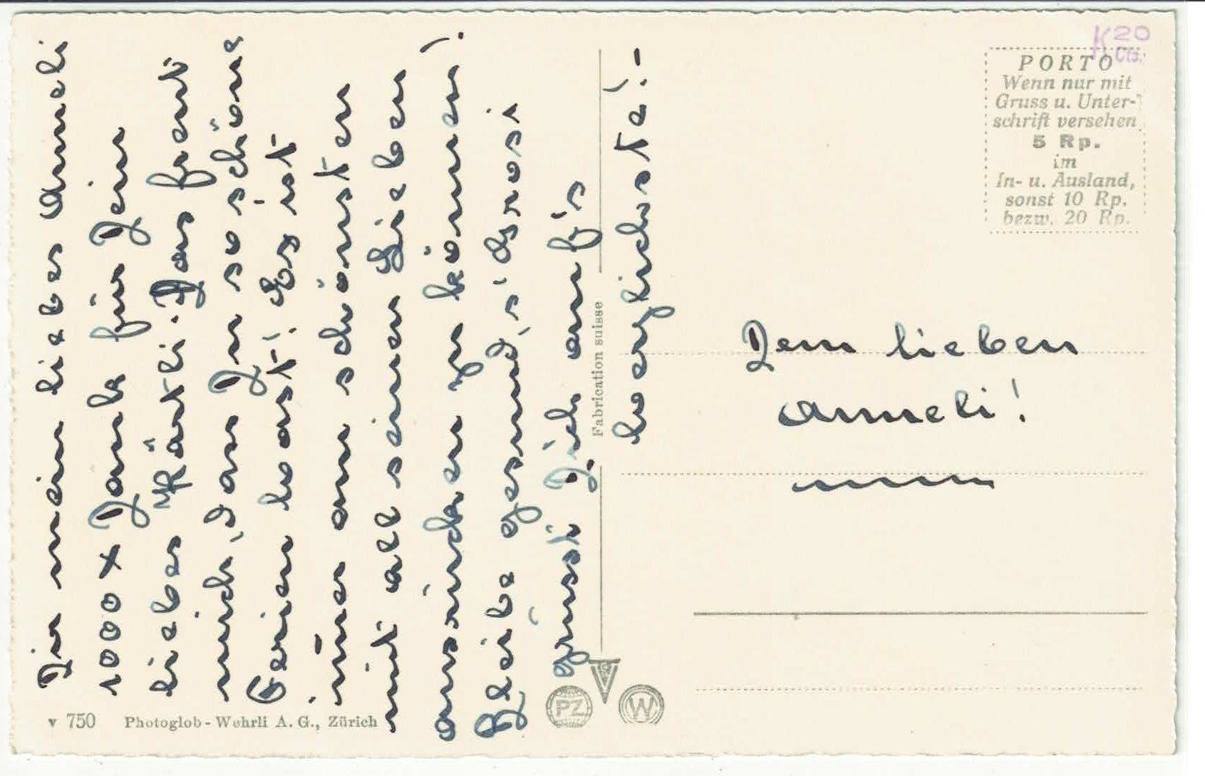 Cartoline postali: Luzern - Vierwaldstättersee - Panorama – Usato da Ettingen venduto da Kartenplanet 1