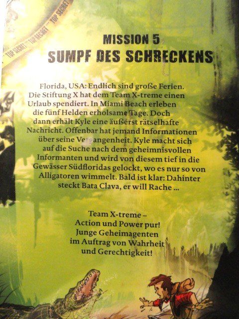 Libri: TEAM XTRENE -Sumpf des Schreckens- Mission 5 – Nuovo (secondo la descrizione) da Reinach BL venduto da studii100 1