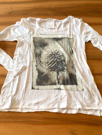 NILE Atelier super schönes Sweatshirt Pusteblume weiss Gr XS