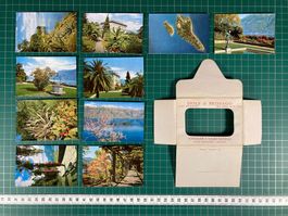 Isole di Brissago, alte Souvenir Photo Mappe, Tourismus