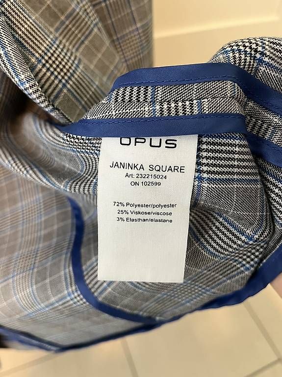 Giacche: Opus Blazer Janinka Square grau-blau Gr 38 – Usato da Oftringen venduto da sdo_5gdp 2