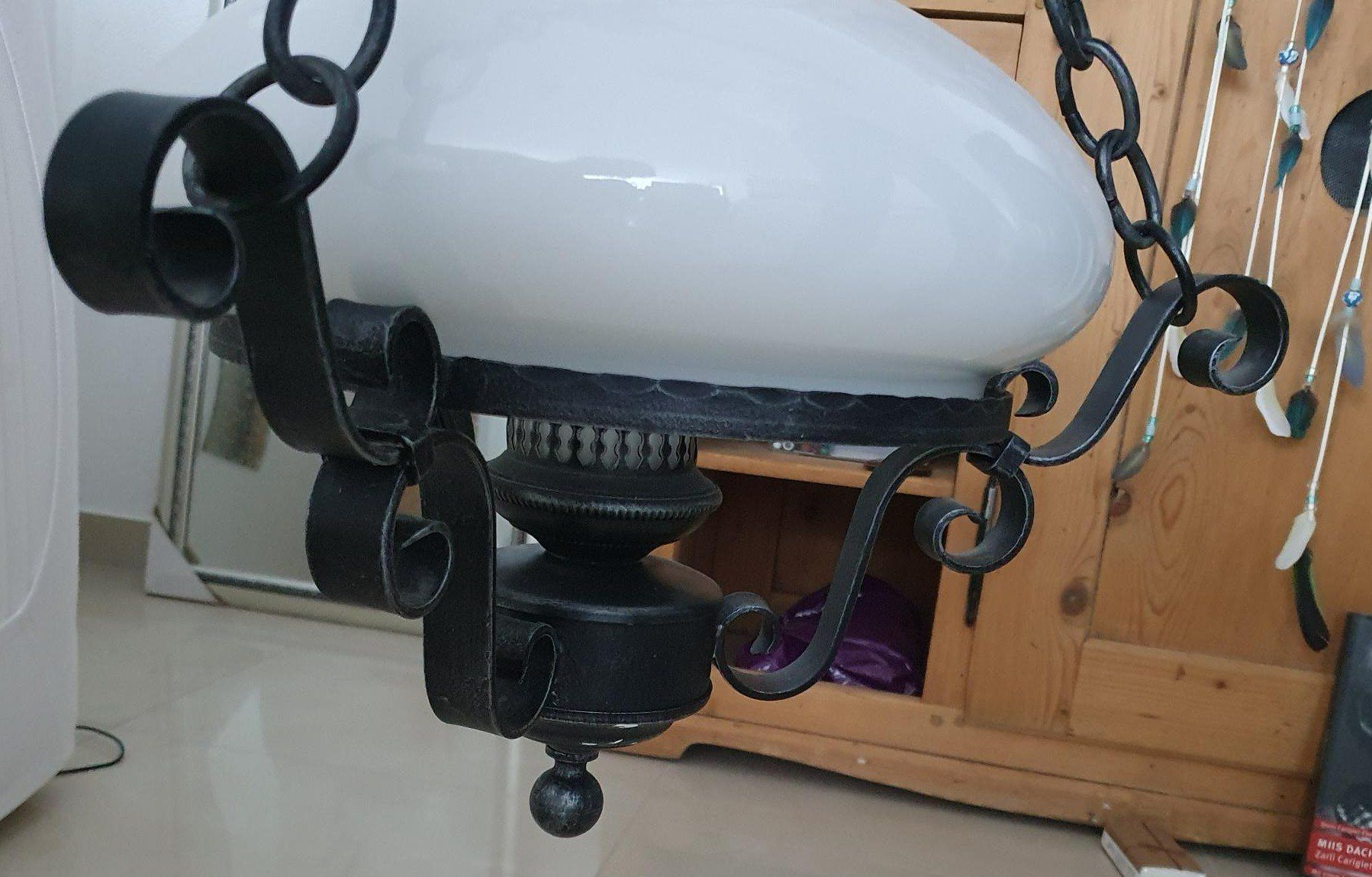 Lampes: Schmiedeisenlampe – Neuf (Voir description) à Widen par dem_tdb9 1