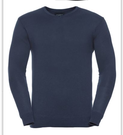 Dunkelblauer Pullover, Russell Collection, Gr. L Neu
