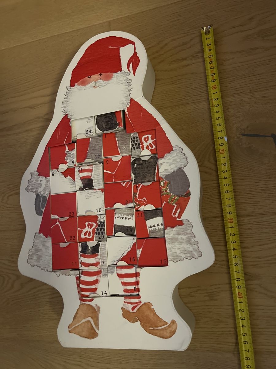 Calendari: Weihnachtsmann Adventskalender gross & stabil – Usato da Oensingen venduto da katepe 1