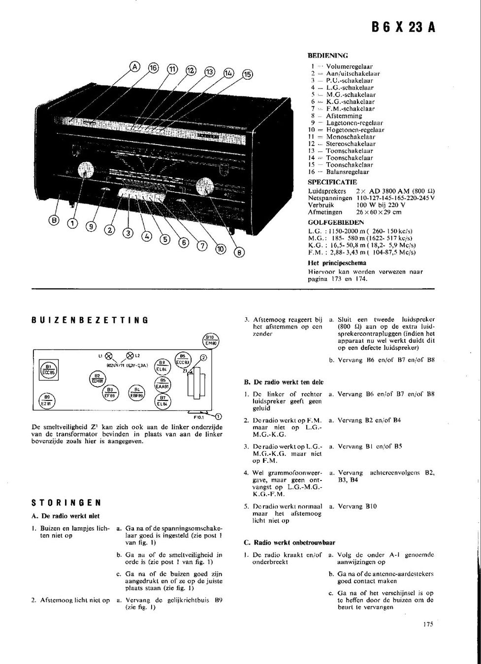 Philips Radios: Röhrenradio von 1962 – Gebraucht aus Spreitenbach von aspen11 6