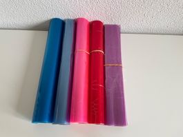 5selbstklebende Folienrollen ,Bastelfolien, durchsichtig