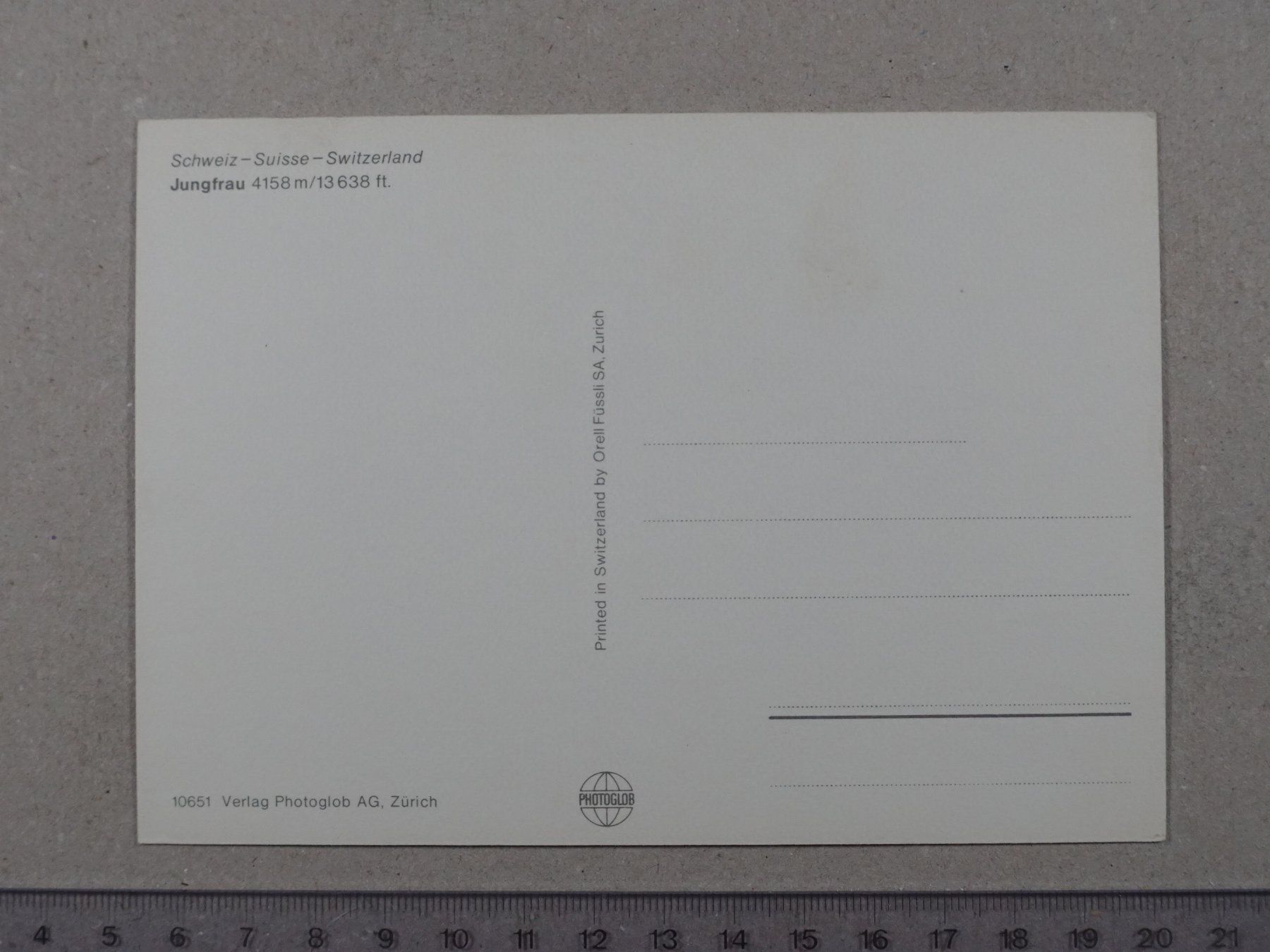 Cartes postales: Jungfrau – D'occasion à Lenzburg par fh1 1