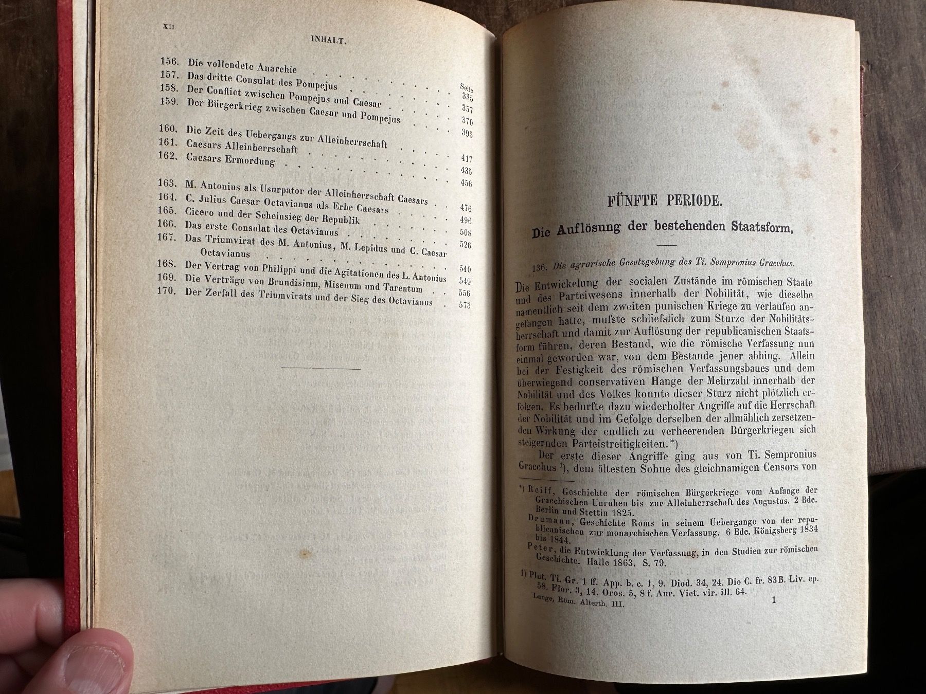 Libri: Ludwig Lange: Römische Alterthümer. – Usato da Zürich venduto da allp 7