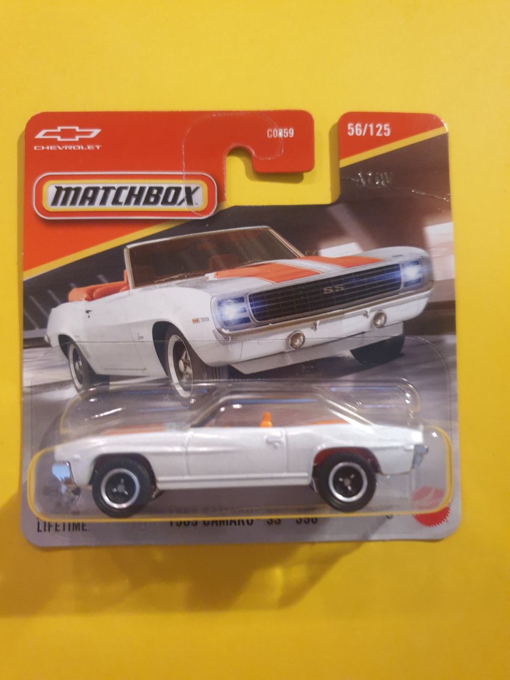 Matchbox Modellini d'auto: Matchbox 1969 CAMARO SS 396 – Nuovo e nell'imballaggio originale da Oftringen venduto da Rotor 1