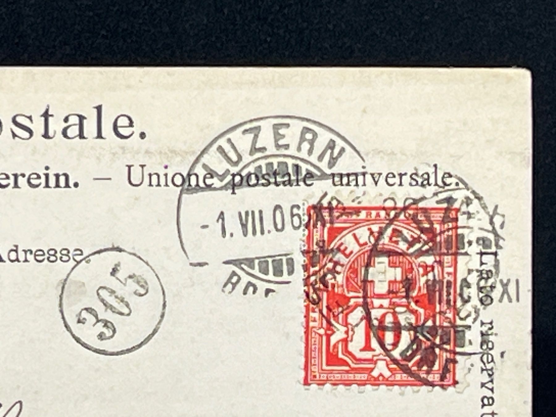 Cartoline postali: Luzern - Rathaus – Usato da Widnau venduto da Brusi9 2