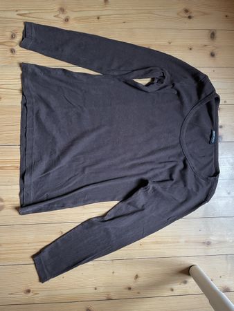 langarmshirt s braun 