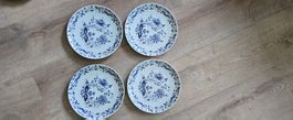 4 Teller Zwiebelmuster blauweiss guter Zustand
