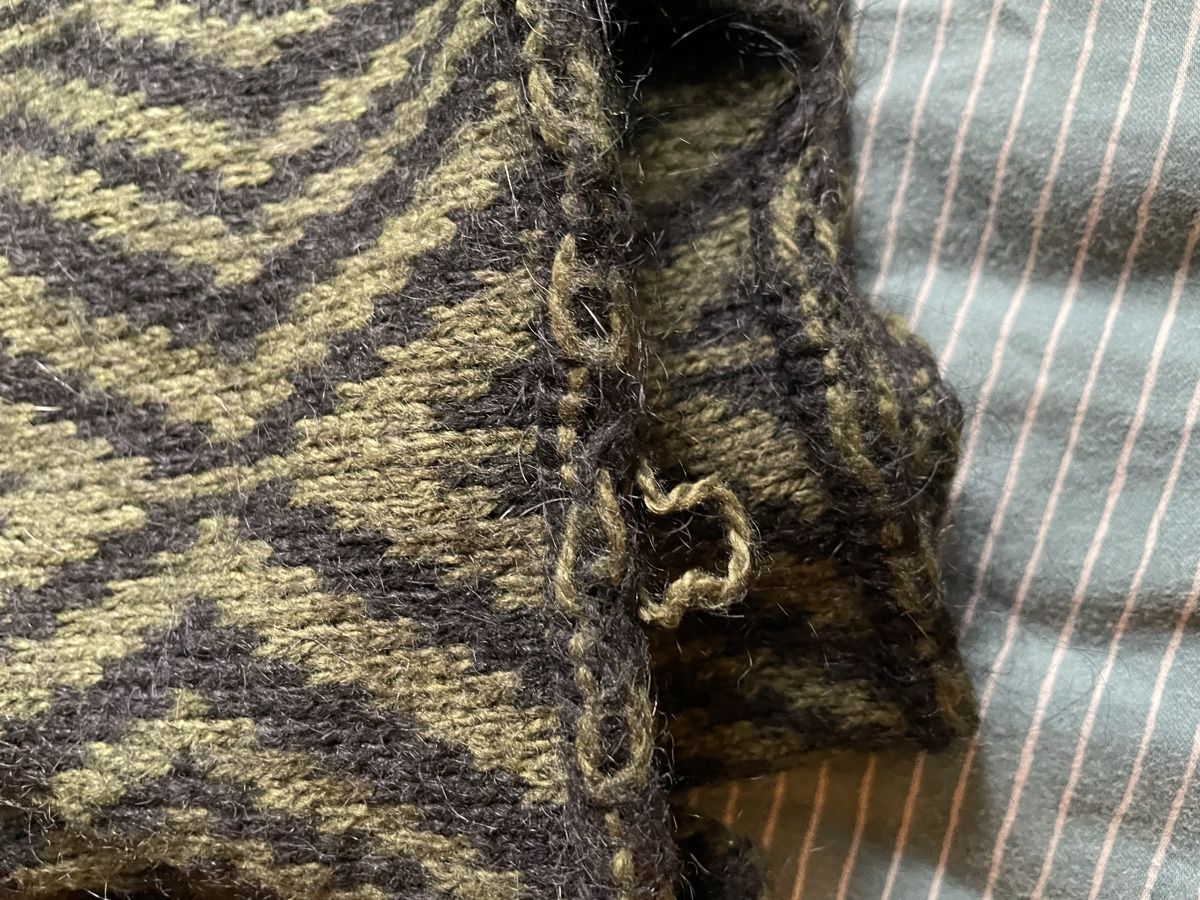 Giacche: An'ge Strickjacke Grösse S/M, Karomuster, langarm  – Usato da Wabern venduto da soma.83 5