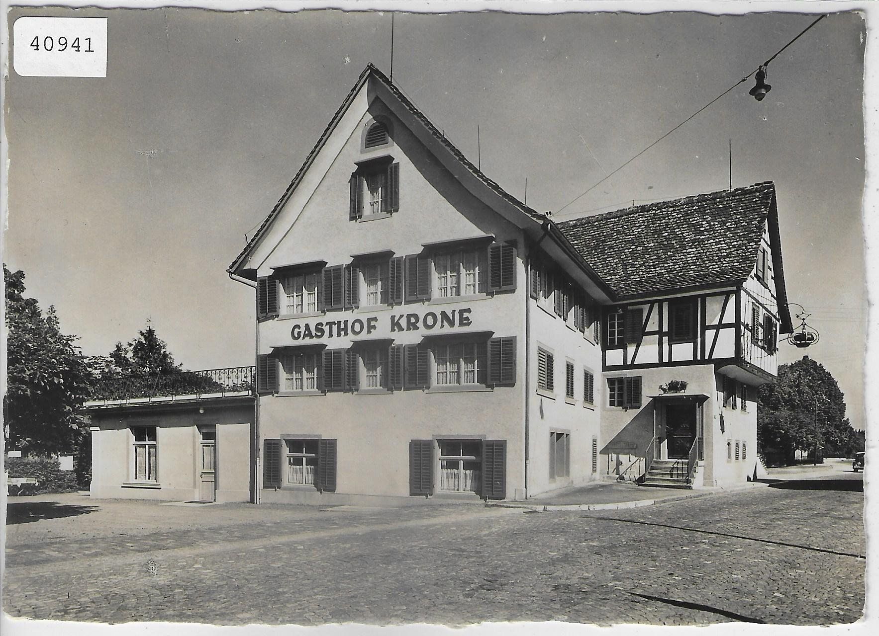 Cartes postales: Thalwil - Gasthof Krone – D'occasion à Ettingen par Kartenplanet