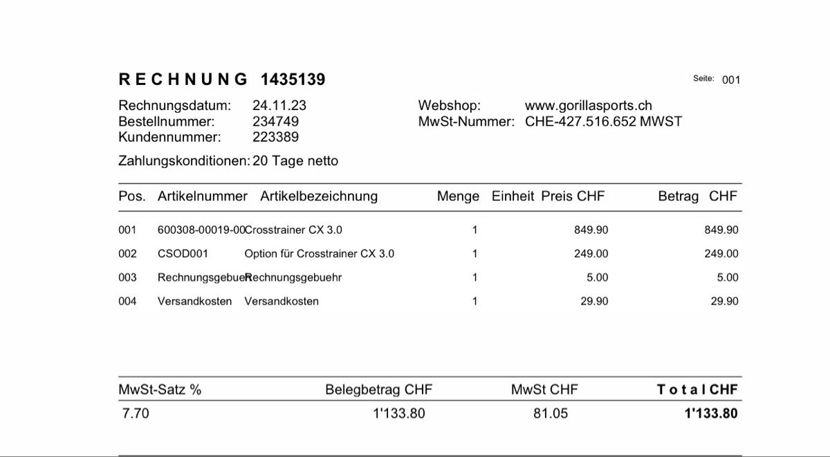 Maxxus Hometrainer: Crosstrainer Maxxus CX 3.0 , wie NEU – Nuovo (secondo la descrizione) da Triesen venduto da YannickO01 3