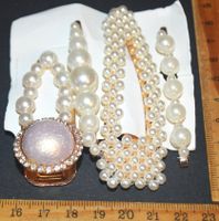 Schmuckset E-104 – 4 Haarspangen mit Kunstperlen