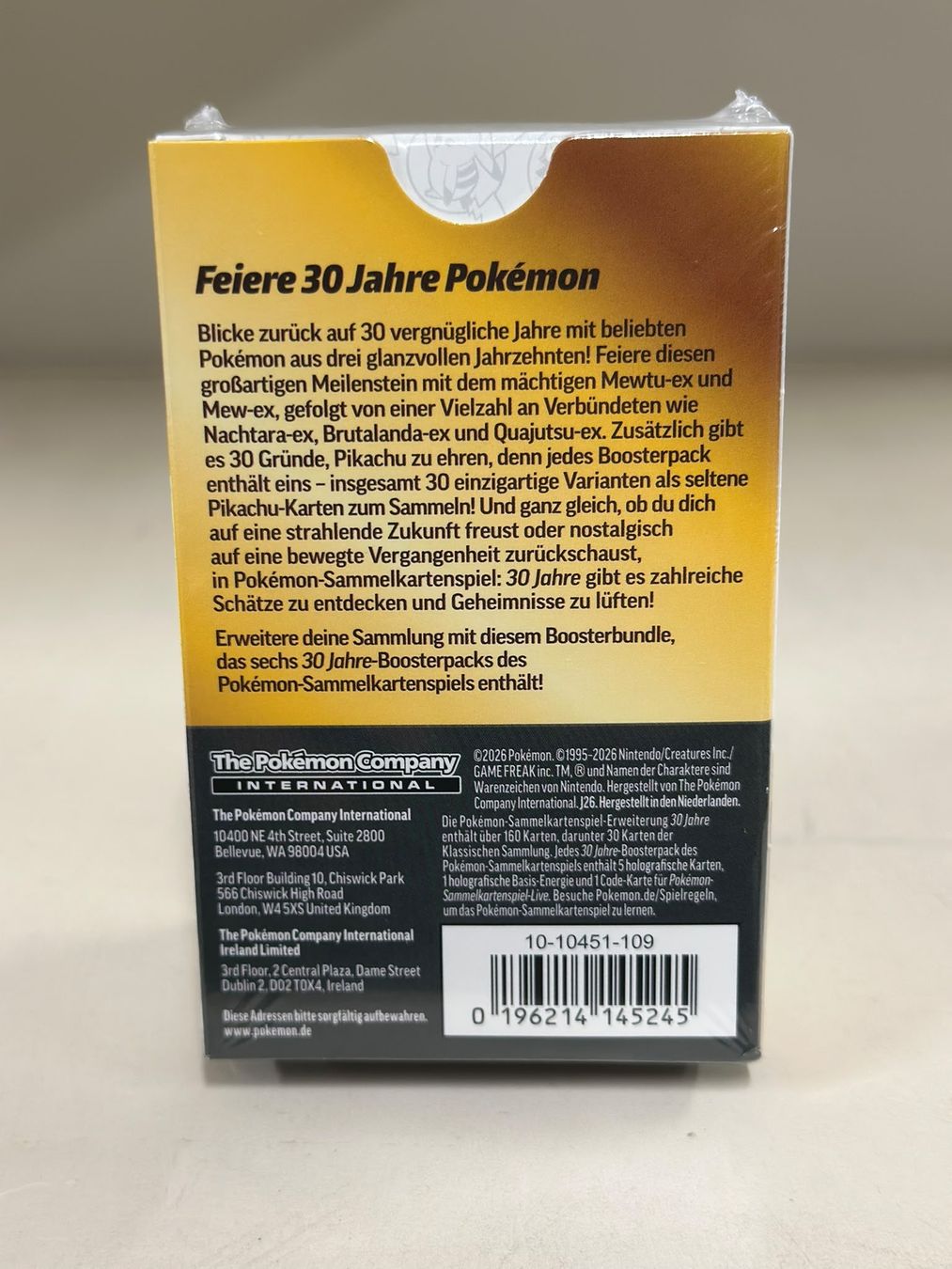 Pokémon Sammelbilder & Trading cards: Pokémon 30 Jahre Booster Bundle - DE – Neu und originalverpackt aus Schlieren von JoyBoy97 2