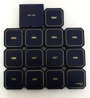 14x PP/proof 20Fr. 1991-1999 komplett (33% Rabatt v. normal)