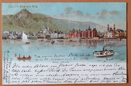 Zürich-See mit Uto  1898