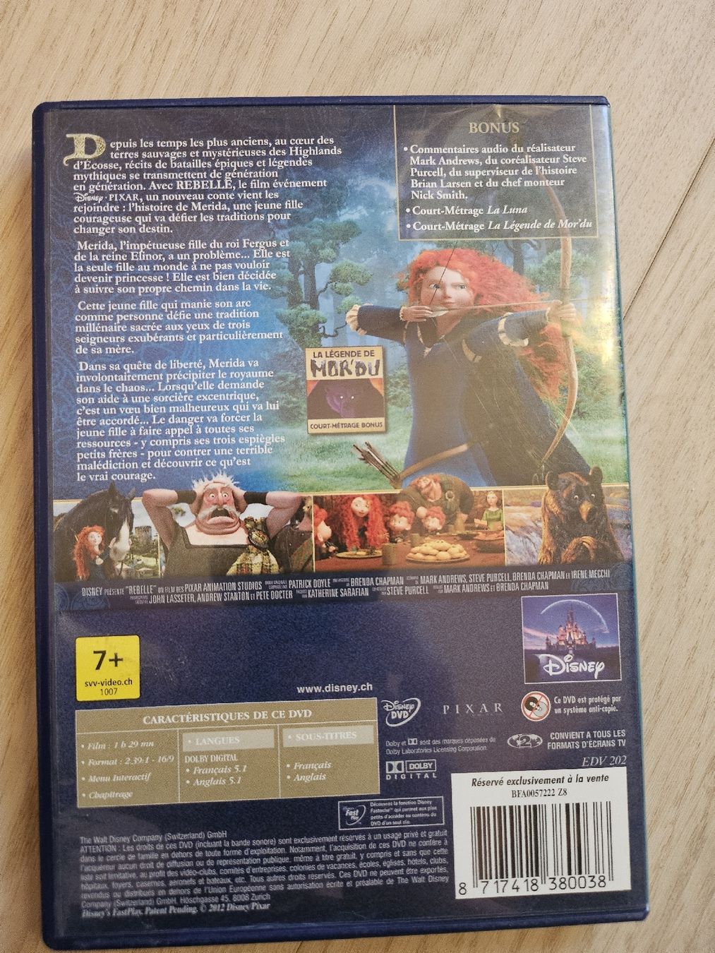 Tutti i DVDs: DVD Rebelle Disney Pixar – Usato da La Joux FR venduto da car_ck96 2