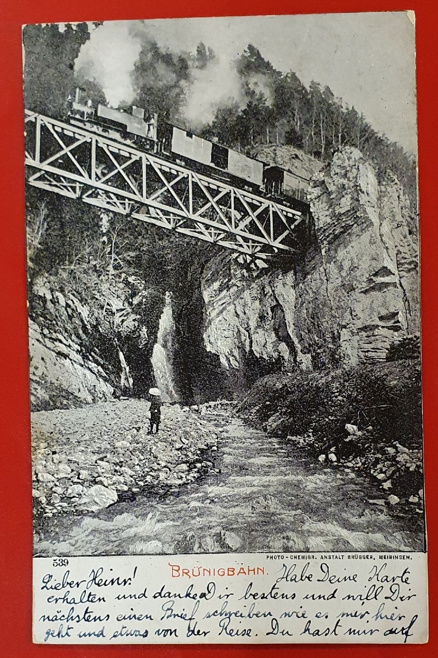 Cartoline postali: Brünigbahn 1907 – Usato da Kreuzlingen venduto da Rschweiz1