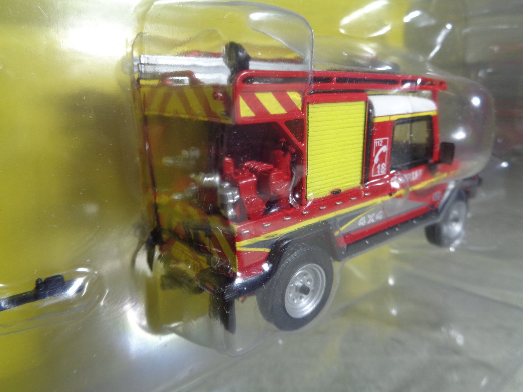 Modellini d'auto: Hachette 1:43 Pompier UMM Alter avec remorque – Nuovo e nell'imballaggio originale da Reconvilier venduto da rallycar 3