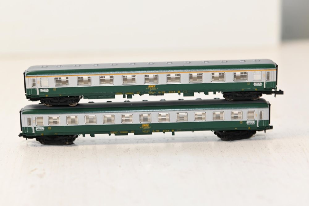 Wagons Fleischmann N Réf 6660105 – Set 2 Pièces Wascosa & Wagon à Tente, époque VI