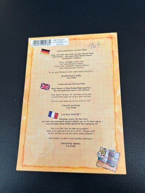 Schreibblöcke: Diddl Comic Block A6, Nummer 169 – Gebraucht aus Kloten von Monkell 1