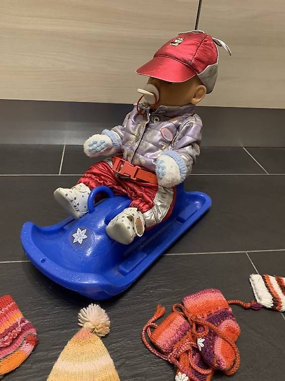 Zapf Creation Bambole: Baby Born Schlitten Set – Usato da Bättwil venduto da ulr_gtc9 4
