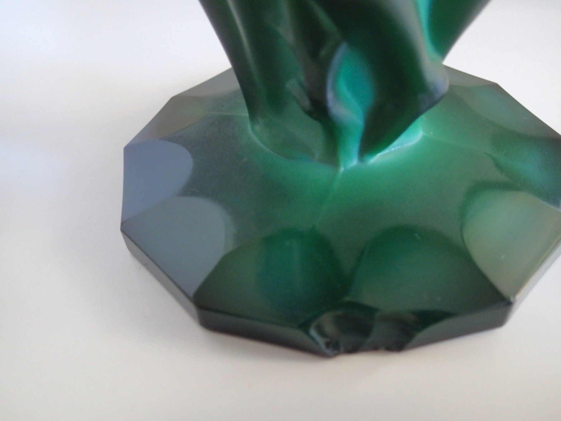 Vasi & Recipienti: VASE Malachitglas    Grösse   21 cm – Usato da Allschwil venduto da Salus17 3