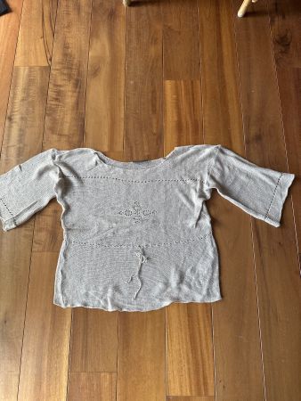 Nygardsanna Leinentop Gr S beige