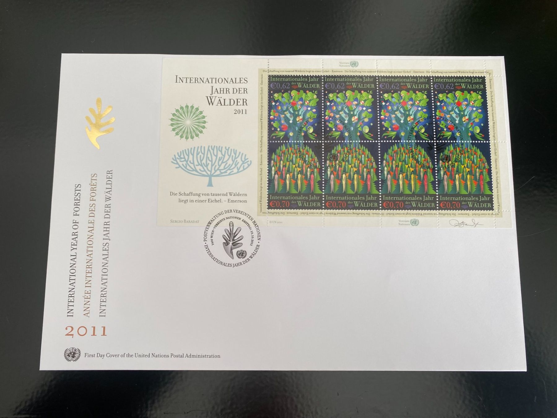 Tutti i francobolli: 2011 / ONU UNO Wien / Grosse FDC – Nuovo (secondo la descrizione) da Grand-Lancy venduto da Dany1973