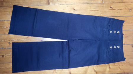 Pantaloni blu scuro vintage taglia 38