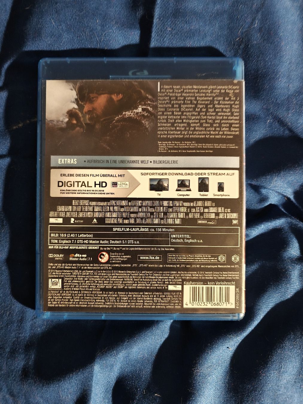 Tutti i DVDs: The Revenant deutsch Bluray – Nuovo (secondo la descrizione) da Schwerzenbach venduto da Salamon33 1