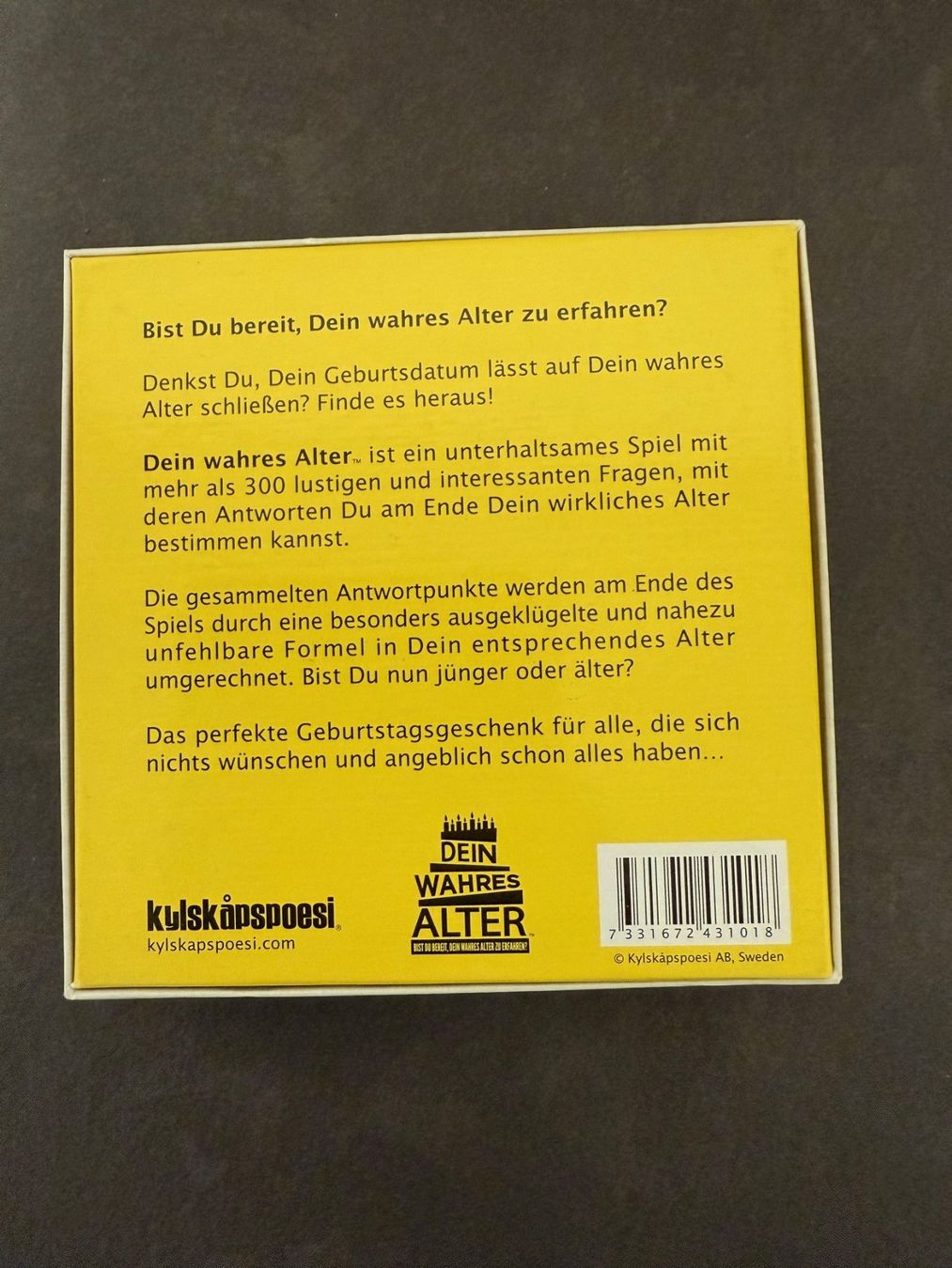 Giochi: Spiel: Dein wahres Alter – Usato da Leimbach AG venduto da SheAmelie 1