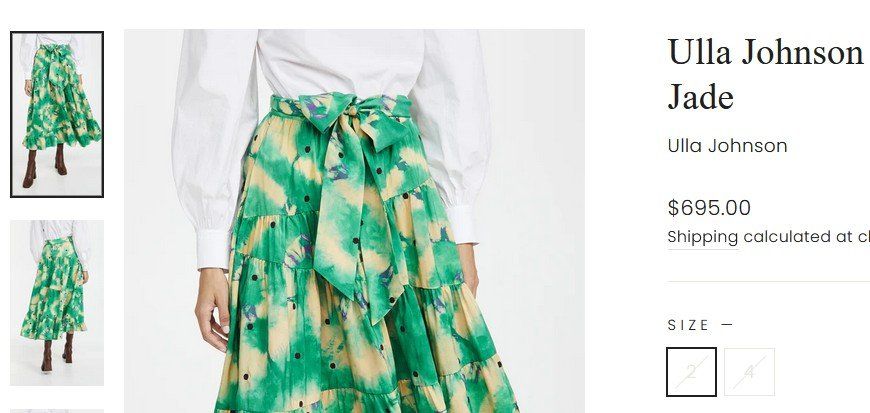 Ulla Johnson Röcke: Ulla Johnson Rock / jupe S 100% Silk – Gebraucht aus Collonges von arashee 3